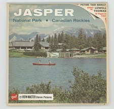 Jasper National Park Canadian Rockies GAF  View-Master Packet A-008 Exc. Cond.