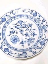 Teller aus Porzellan Meissen Zwiebeln Muster 19 cm Aus Nachlass