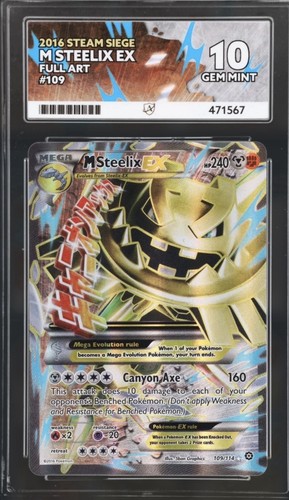 M Steelix-EX graded ACE 10 for sale on eBay
