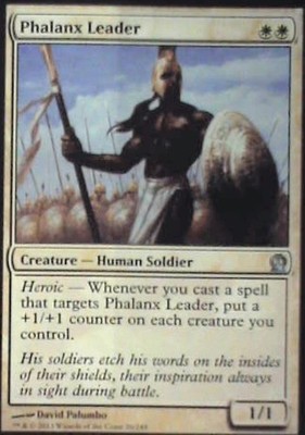 Phalanx Leader - Theros: #26, Magic: The Gathering Nm C346