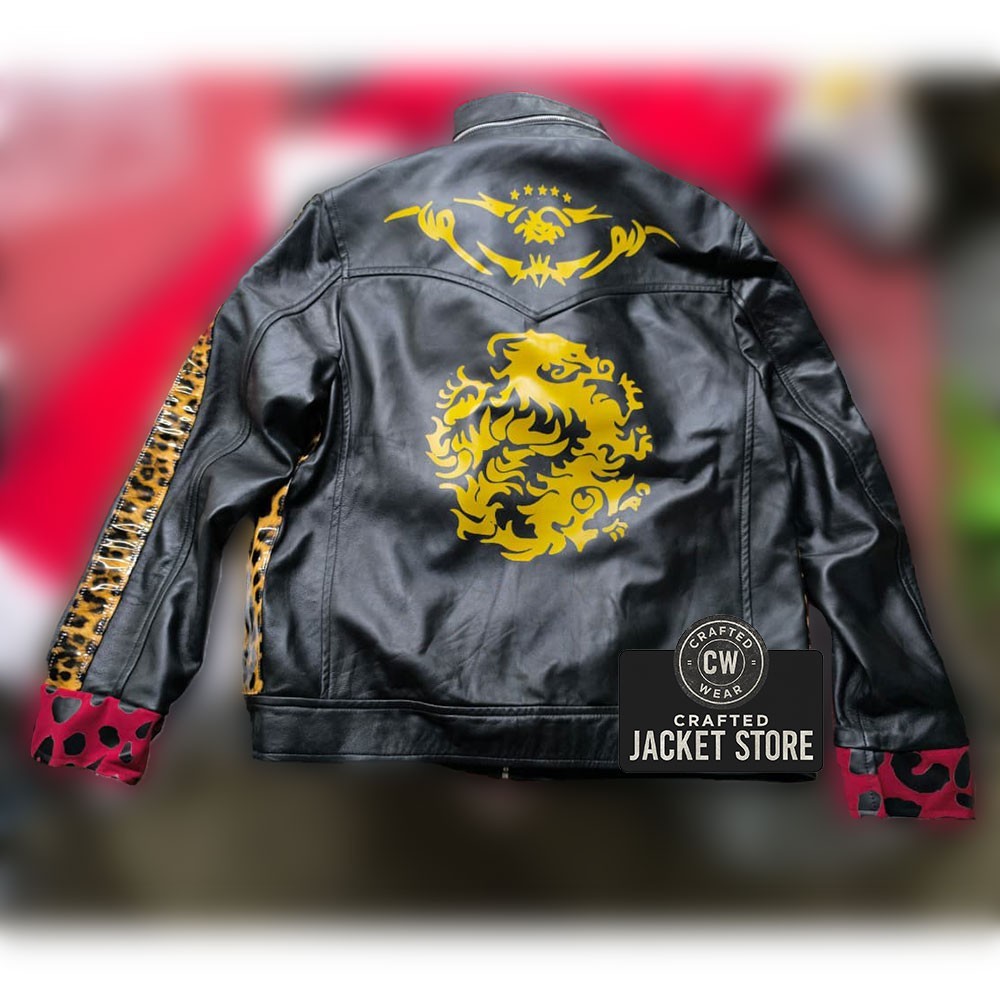 Handmade Final Fantasy VII Remake Leslie Kyle Black Leather