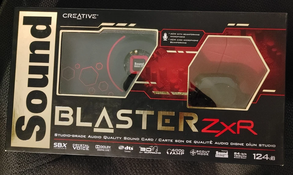 Creative Labs Sound Blaster ZXR PCIe gaming audiophile sound card