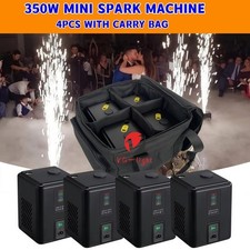 4X350W Mini Cold Spark machine Fireworks Sparkler Stage Effect Equipment W/BAG