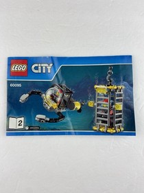 LEGO City 60095 Illustrated Instruction Manuals Booklets 1-4 English