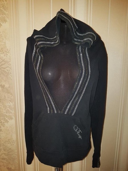 Women KISS ME PSSSY Sweater Black 38 / M / 46