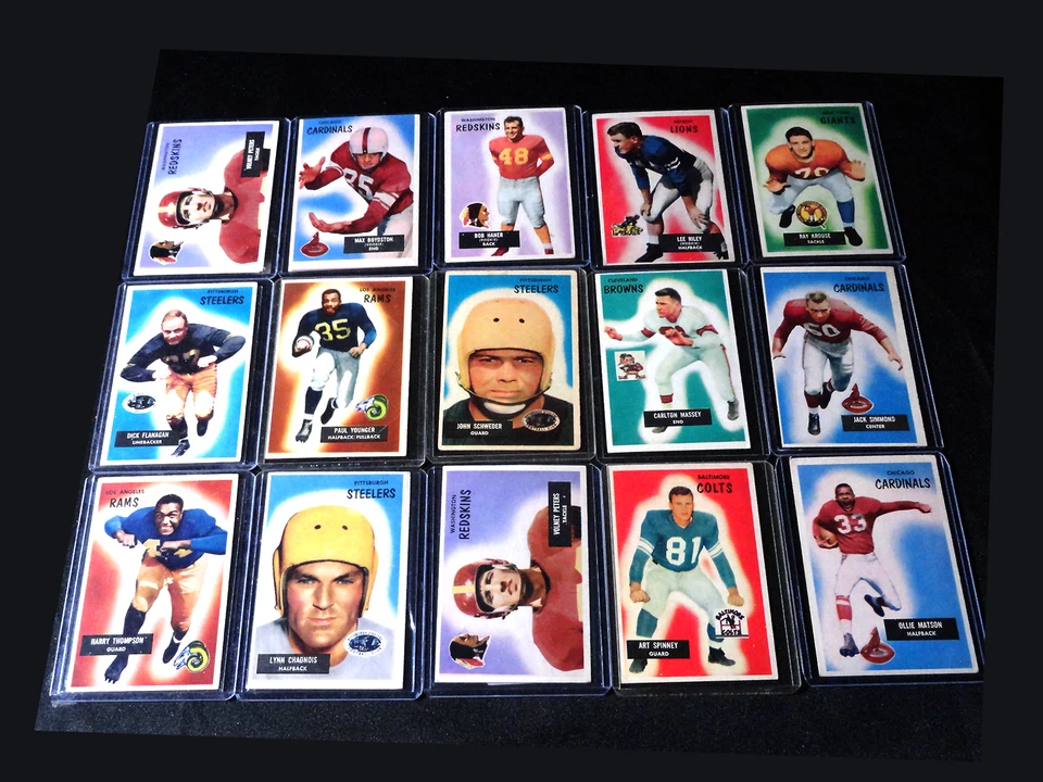 LOTE COLECCIÓN FÚTBOL AMERICANO NFL VINTAGE 1954 - 1972 Foto 2 de 4