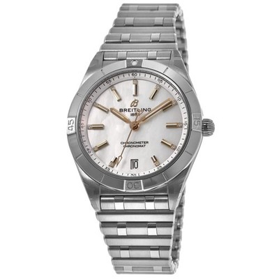 New Breitling Chronomat Automatic 36 Mother of Women's Watch A10380101A4A1