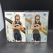Panini 2009-10 Rookies & Stars Marc Gasol #58 Parallel Lot of 2 Grizzlies