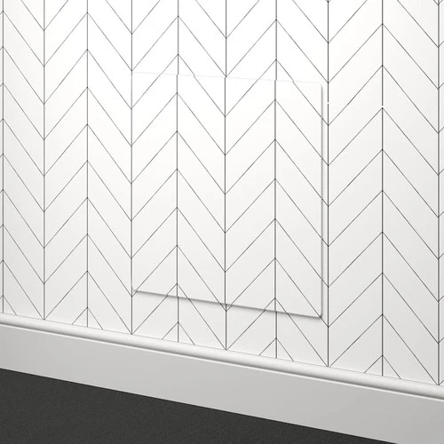 14" x 14" Spring Loaded White Plastic Access Panel - Picture 4 of 8