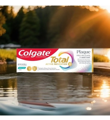  Colgate Total Plaque Pro Release Fresh Mint Whitening Toothpaste 3oz