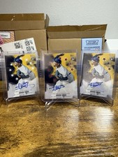 Abner Uribe 2024 Topps Stars Auto Partial Rainbow /25 /199 Base Autos Brewers