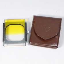 RARE ROLLEI GRADUATED FILTER  HOLDER  CASE MOUNTS ON BAY lll 2.8 LENS HOOD