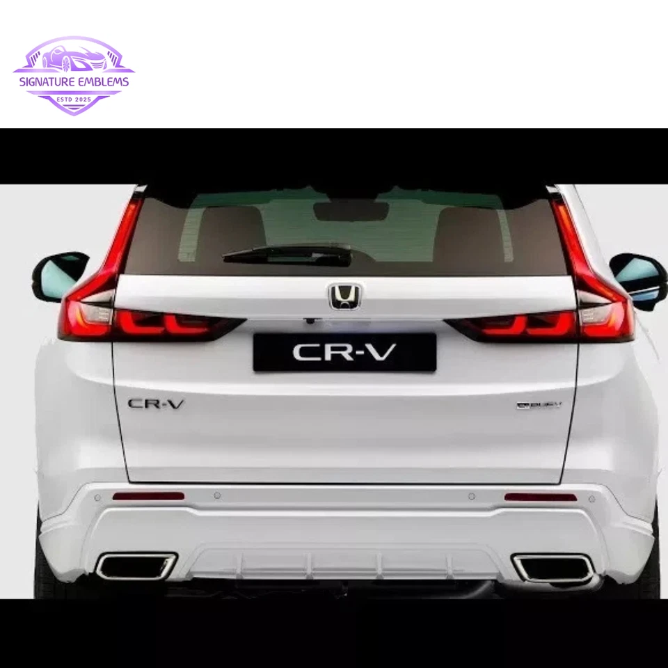 HONDA REAR CR-V BLACK GLOSSY EMBLEM LOGO BADGE FOR REAR HONDA CR-V 2023-ON - Image 3 of 4