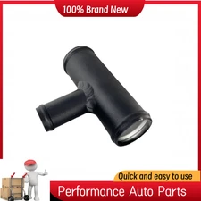 32mm X 19mm OD Aluminum Coolant T Pipe Fitting Radiator Hose Splice Black