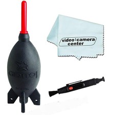 AA1900 Large Rocket Blaster Air Duster VCC113 Micro-Fiber Cloth Lens Opti...