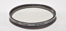 Nikon UV Filter 52mm Silver Chrome L38 Filter Lens Made in Japan / 808