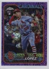 2024 Topps Chrome Purple Speckle Refractor /299 Irving Lopez #95 1sj2
