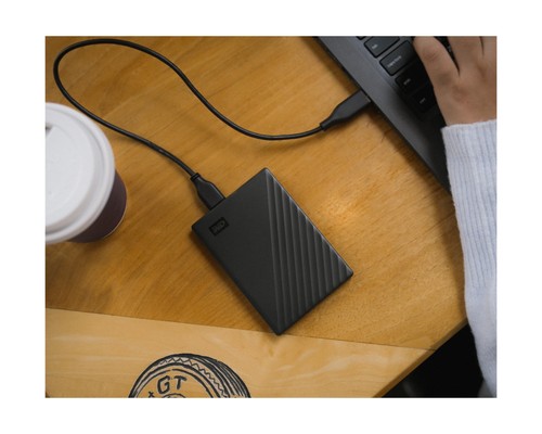 WD My Passport 5TB External Hard Drive - Black - Ransomware Protection - Picture 8 of 8