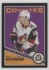 2019-20 O-Pee-Chee Retro Black 62/100 Brad Richardson #454 2d8