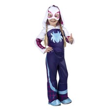 MARVEL Ghost Spider Costume, Girls Spider-Man and His Amazing Friends Gwen St...