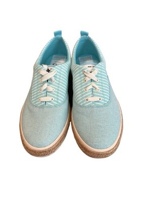 Helly Hanson Woman s Espadrilles Caroline W Blue Deck Shoes Size 9 M Canvas New