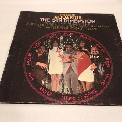 THE 5TH DIMENSION, ''THE AGE OF AQUARIUS'', VINTAGE VINYL RECORD, 1969.
