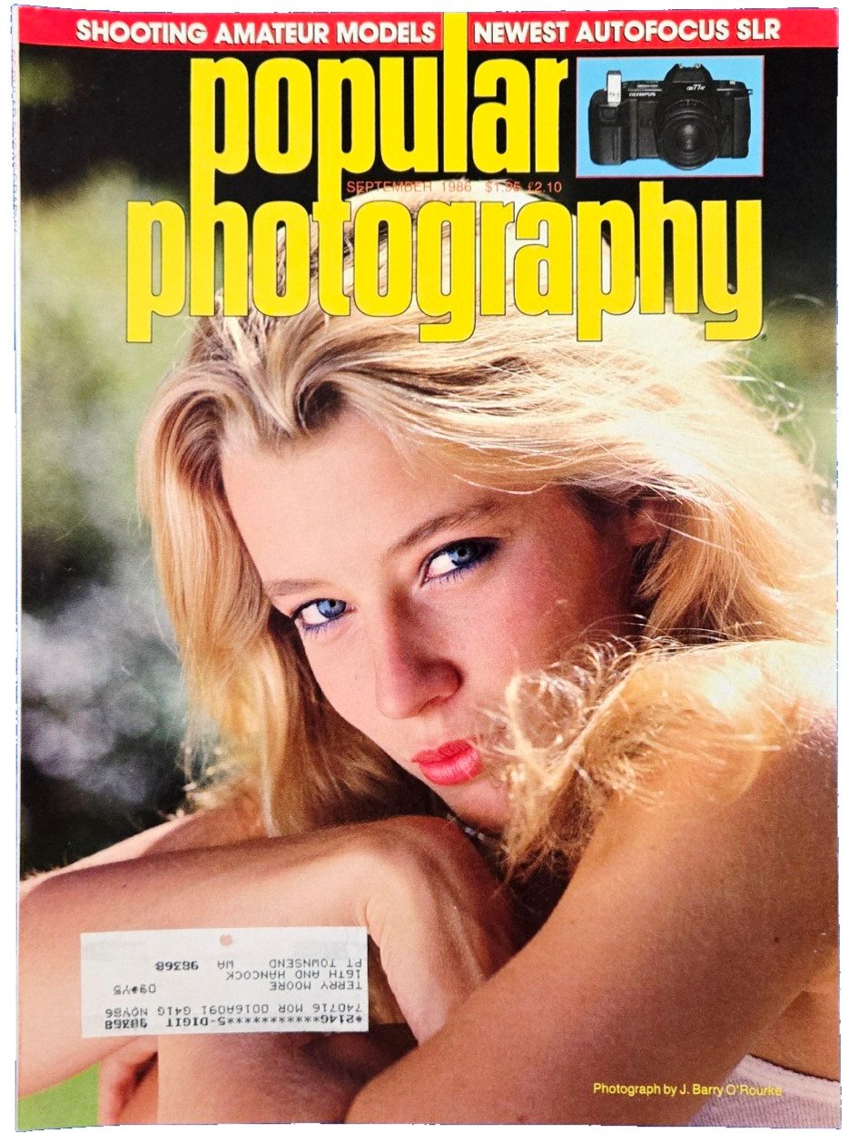 Popular Photography: Shooting Amateur Models Sept 1986 Magazine Ships Free
