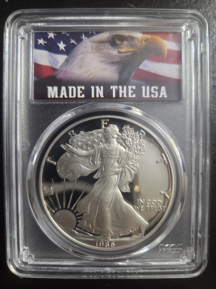 1986 American Eagle PR 70 Graded Silver Bullion Coins for sale | eBay