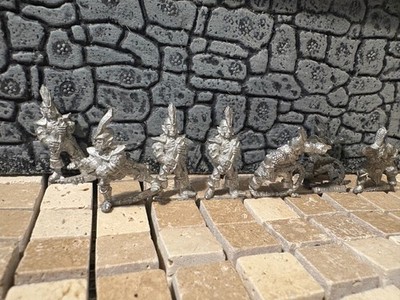 RARE Citadel GW 1987 Dark Elf Metal Miniatures Lot Oldhammer Marauder Warhammer 
