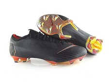 Nike Vapor VII 12 Elite FG Black Orange ACC AH7380 081 US 6 UK 5 Eur 38