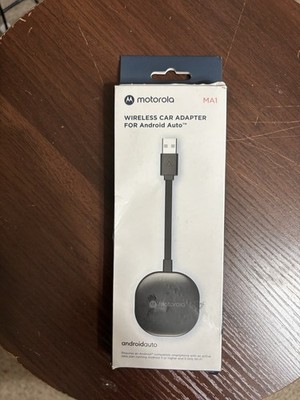Motorola Wireless Car Adapter for Android Auto Model MA1 for USB-A Car Jack