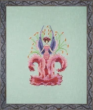 Angelique Tulip - Nora Corbett - Chart, Beads, All Thread - NC317