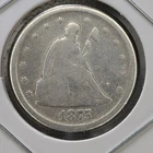 1875 S Silver Seated Liberty Twenty 20 Cents