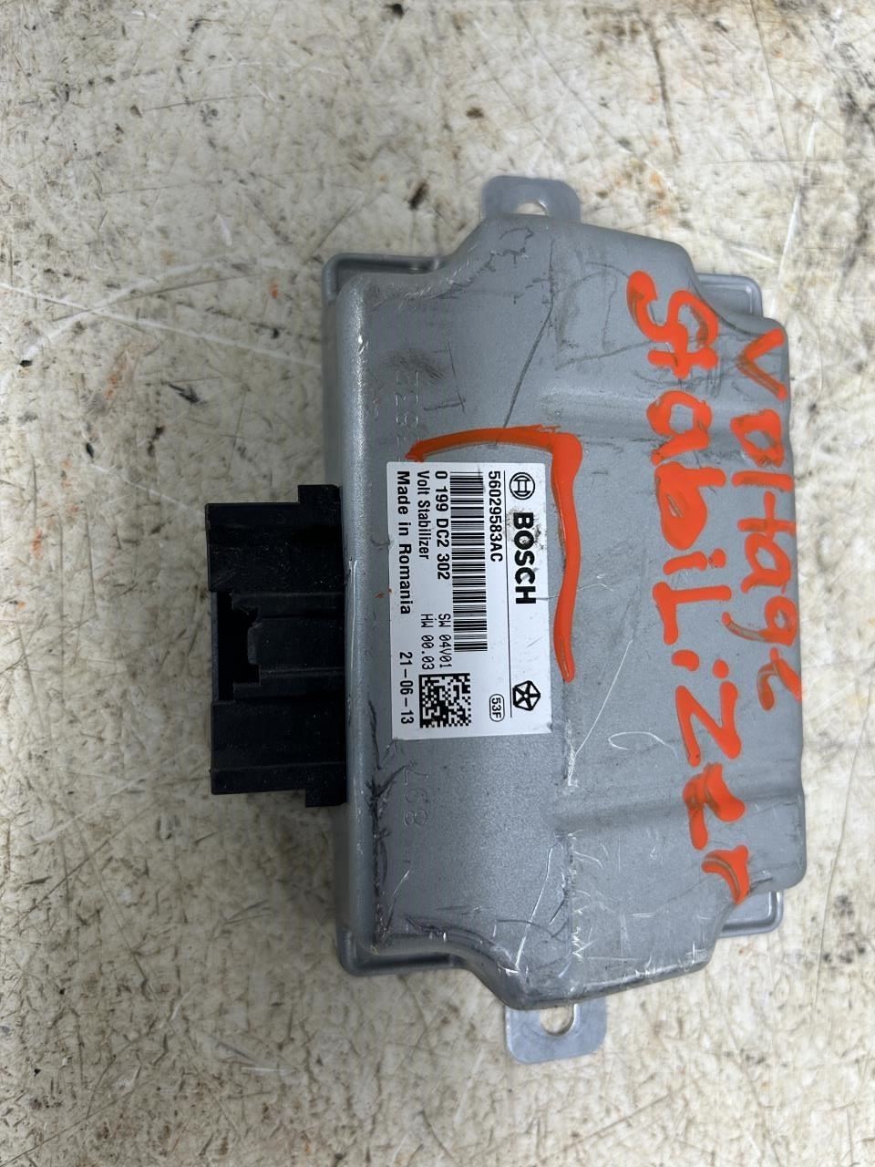 2022 MASERATI LEVANTE Voltage Stabilizer Control Module OEM ID 56029583AC