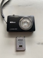 Digitalkamera Nikon Coolpix S2600 Schwarz Getestet Funktioniert