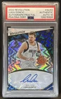 2022-23 Panini Revolution Luka Doncic Auto Fractal #/100 Mavericks PSA AUTH 10