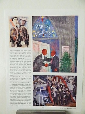 BEN SHAHN  ART PIECE ORIG  2025 ADVERTISEMENT