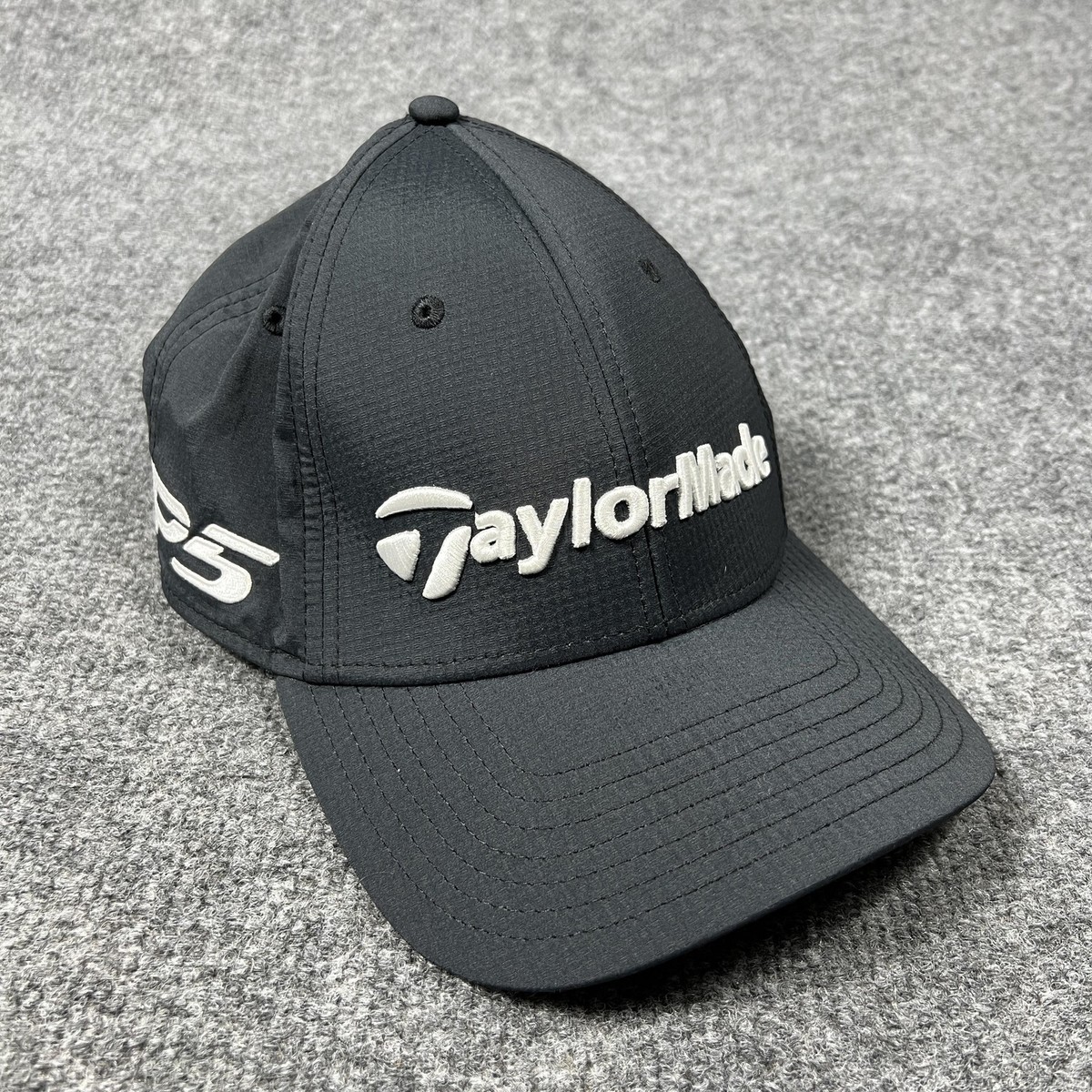 TaylorMade Hat Cap Strap Back Mens One Size Black TP5 Stealth Golf  Embroidered - Main Image