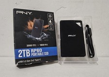 PNY RP60 2TB USB 3.2 Gen 2x2 Type-C Portable ...