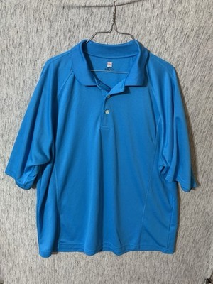 Mens 2 Under Brand Golf   Polo Shirt Ultra Blue Size XL