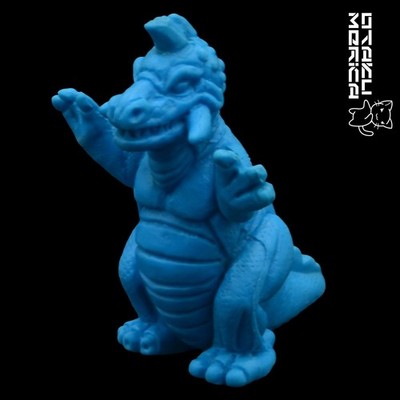 POPY 1979 Seagra (Blue) - Vintage Ultraman Joneus Kaiju Keshigomu 1.5in