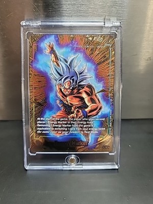 DBS Fusion World 2nd Anniversary GOLD Energy Marker Ultra Instinct Goku E-127