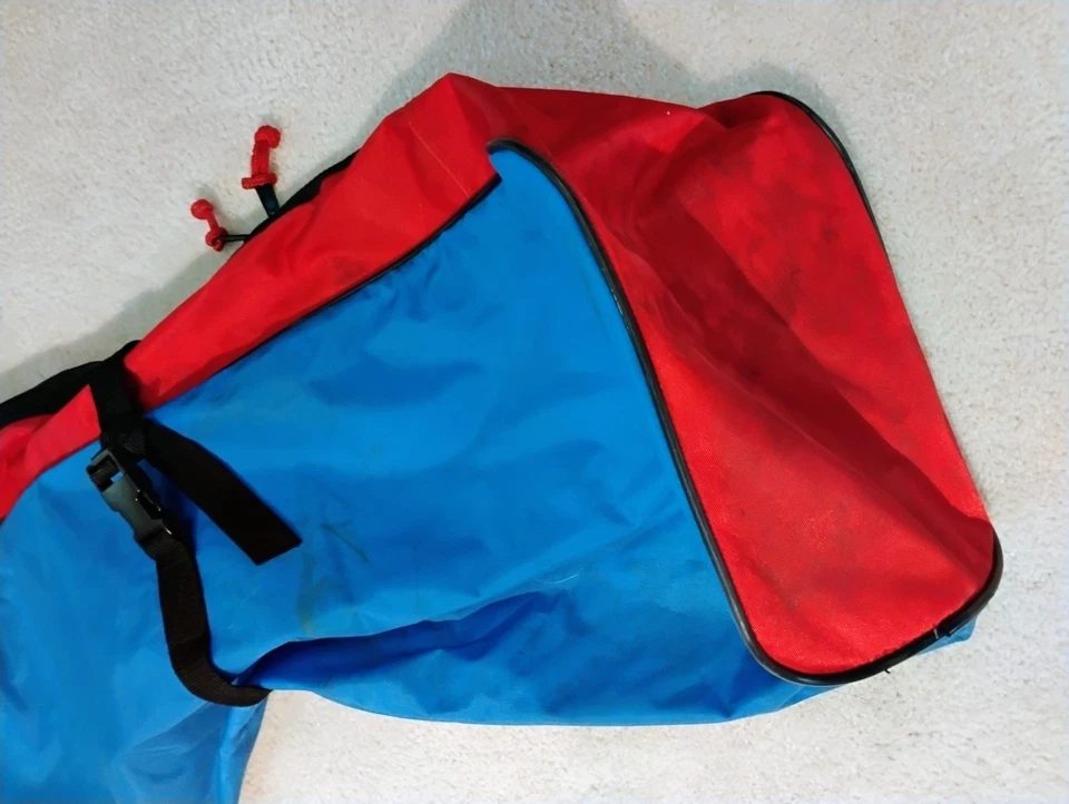 Bolsa de esquí, MARKER, grande, acolchada, logotipo olímpico de Salt Lake City 2002, rojo/blanco/azul Foto 4 de 4