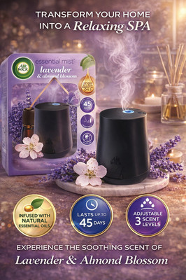 Air Wick Essential Mist Starter Kit: Lavender & Almond Blossom 2-Piece
