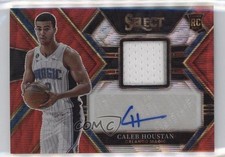 2022 Panini Select Rookie Jersey Red Wave Prizm Caleb Houstan #RJA-CJS Auto 13y5