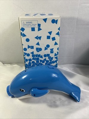 Vintage Avon 1997 Kids Blue White Whale Design Bubble Maker Fun Toy With Box