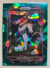 2023 Panini Prizm - Jake Bennett #51 Green Scope Prizm