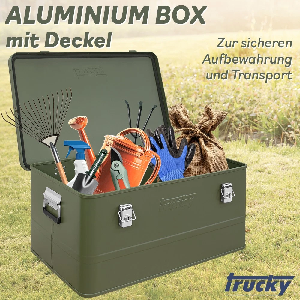 DEKO Cassetta Attrezzi Completa Con Trapano Avvitatore Batteria