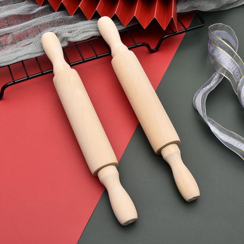 2Pcs Small Wooden Clay Rolling Pin Wooden Rolling Pin Children Rolling Pin - Picture 4 of 12