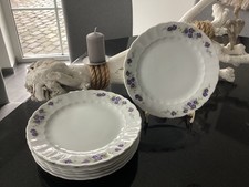 6 Suppenteller Eschenbach Bayreuth Veilchen  (Reg.9)